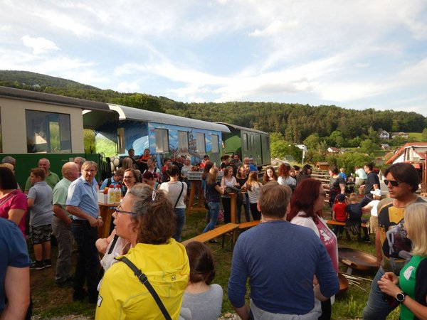 Eröffnung Wartehäuschen